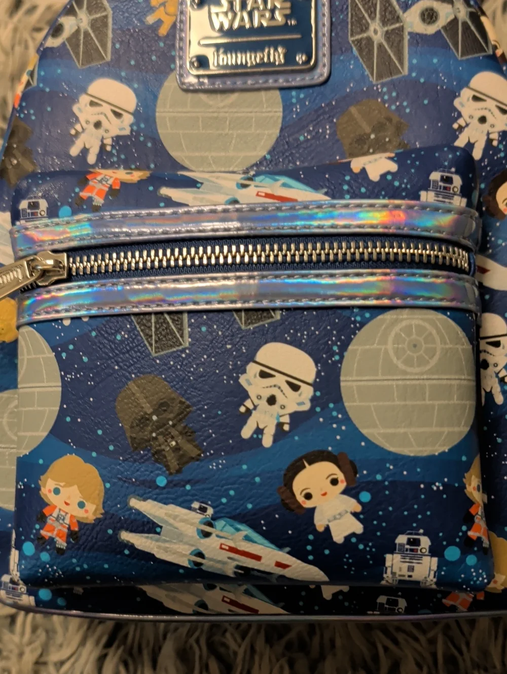 Star Wars Kids Blue Character Mini Backpack by Loungefly